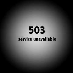 symbolbild 503 service unvavailable 