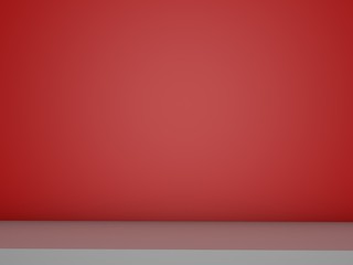  Red Wall in 3d