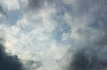 Stormy sky, soft focus
