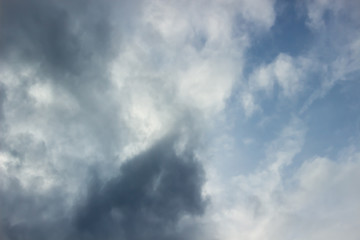 Dark clouds, soft focus