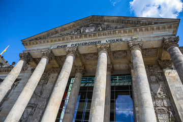German parliament (Reichstag) building in Berlin