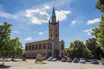 St. Matthaus-kirche (Saint Matthew Church) in Berlin, Gemany on October 15, 2013. The Church was built in 1845 by Friedrich August Stuler