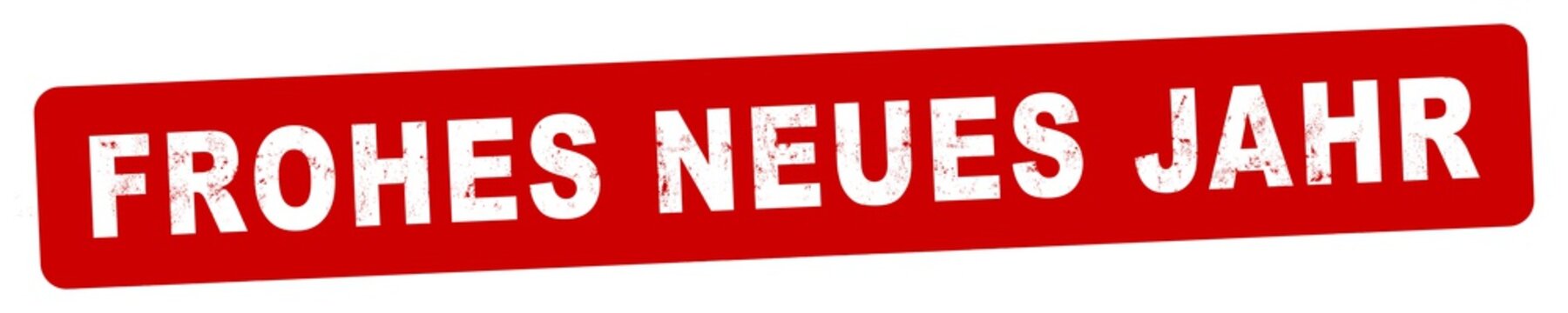 nlsb971 NewLongStampBanner nlsb - german banner (deutsch) - Frohes neues Jahr: Stempel - einfach / rot / Vorlage - 5zu1 - new-version - xxl g8277