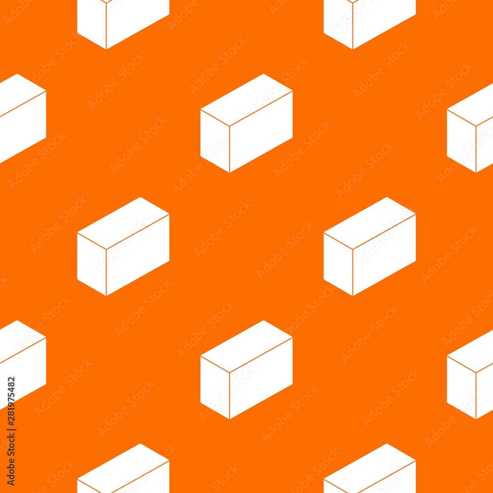 Poster cement block pattern vector orange for any web design best