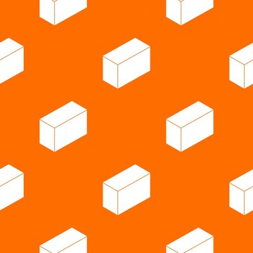 Cement block pattern vector orange for any web design best