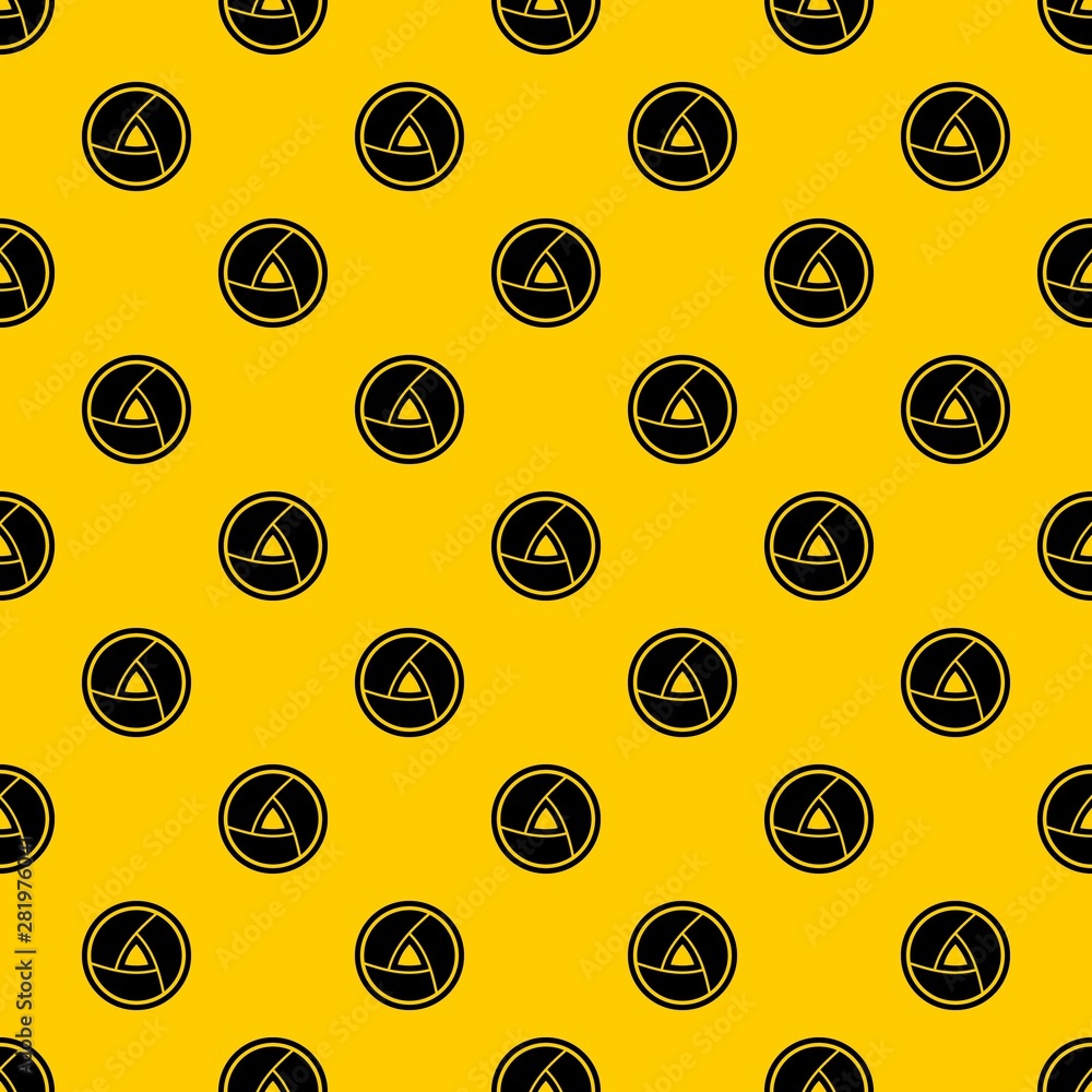 Poster objective pattern seamless vector repeat geometric yellow for any design