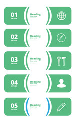 Infographic elements data visualization vector