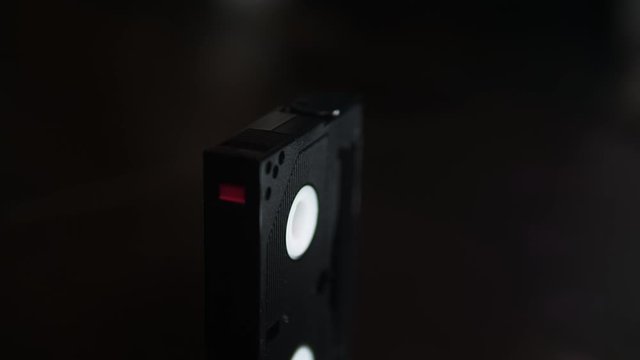 Digital8 Hi8 video cassette 8mm tapes. Close up
