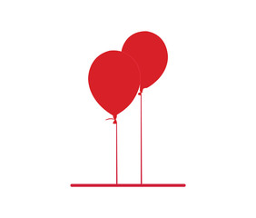 balloon air party decorative icon