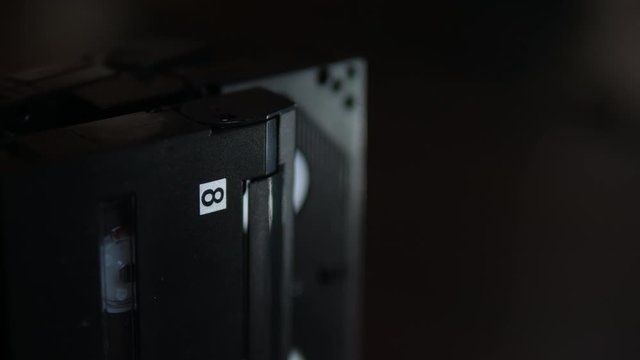 Digital8 Hi8 video cassette 8mm tapes. Close up