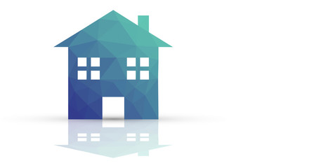 icona, casa, case, immobiliare, sfondo bianco, isolata, 3d