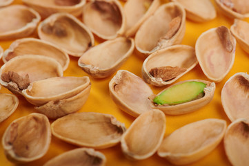 Eating pistachio theme