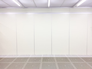 Inside Clean room class 1000 at factory,empty room