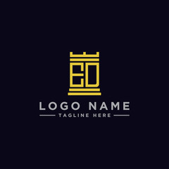 Inspiring company logo design from the initial letters to the ED logo icon. -Vectors