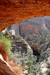 Zion canyon nationalpark in utah americas south west