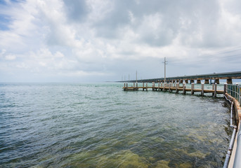 Obraz premium Key west view on a sunny day. Miami, Florida