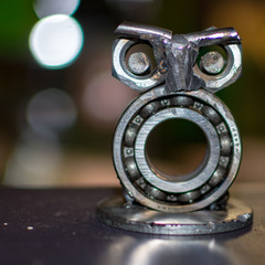 Obraz premium Metalwork Owl