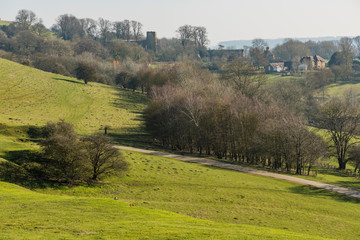 Burton Dassett Hills Country park. Warwickshire, English Midlands, England, UK