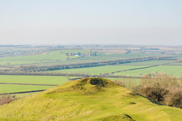 Naklejka premium Burton Dassett Hills Country park. Warwickshire, English Midlands, England, UK