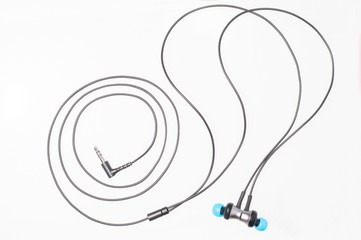 vacuum headphone isolate on white background