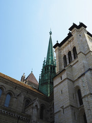 Fototapeta na wymiar Cathédrale Genève