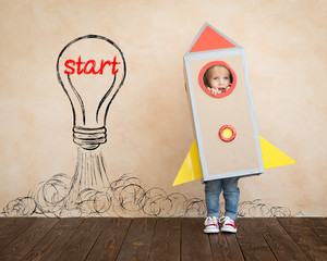 Education, start up and business idea concept