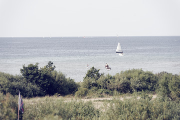Laboe Strand im Kieler Förde,Ostsee.
