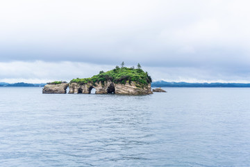 panoramic sea view of Matsushima in Miyagi, Japan