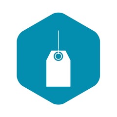 Black tag icon. Simple illustration of tag vector icon for web