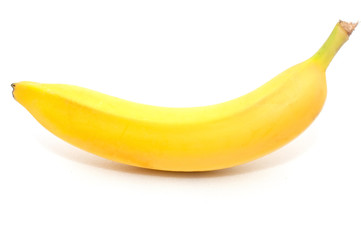 Banana tropical fruit isolated on white