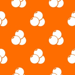 Paintball sport balls pattern vector orange for any web design best