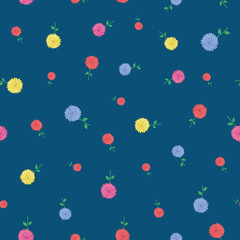 Flowers Floral seamless pattern illustration for fabric, textile, wallpaper, stationary etc.