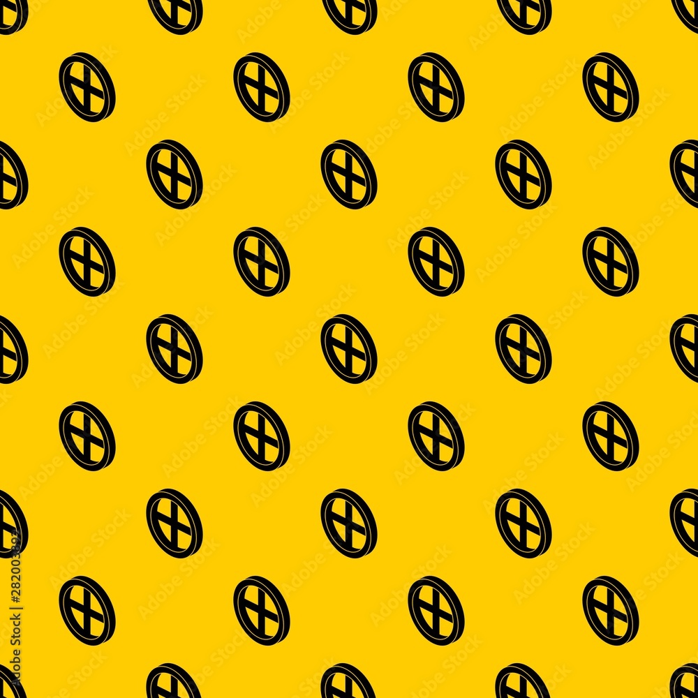 Poster roof window frame pattern seamless vector repeat geometric yellow for any design
