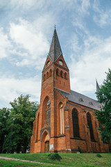 Fototapeta na wymiar Stadtkirche Malchow