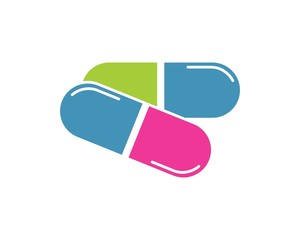 pharmacy logo icon vector illustration design