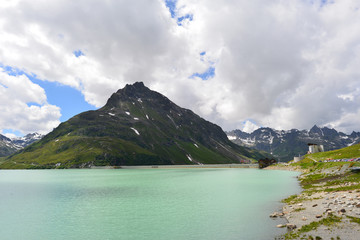 Silvretta-Stausee im Bundesland Vorarlberg