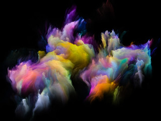 Obraz na płótnie Canvas Cotton Candy of Digital Color