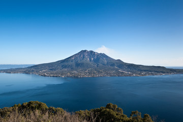 桜島の遠景