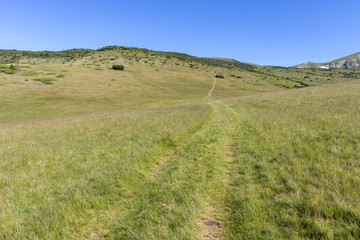Obraz premium landscape from hiking trail to Belmeken Peak, Rila mountain
