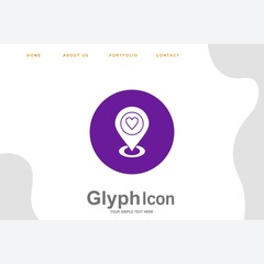 Love Location icon for your project