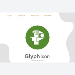 Obraz premium Caliper icon for your project