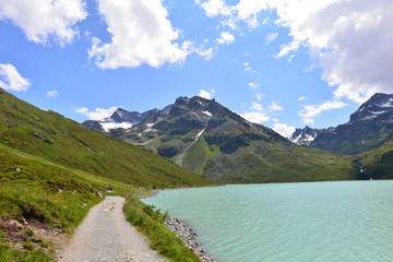 Silvretta-Stausee im Bundesland Vorarlberg	