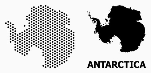 Pixel Pattern Map of Antarctica