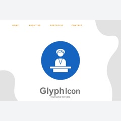 Spa Receptionist icon for your project