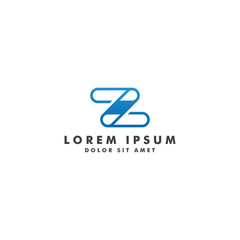 Letter Z logo icon template design - vector