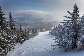 Just another day having fun skiing