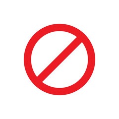 Stop sign icon vector design template