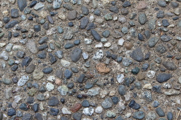 exposed aggregate concrete (horizontal)