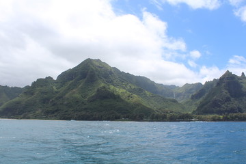 mountains and ocean