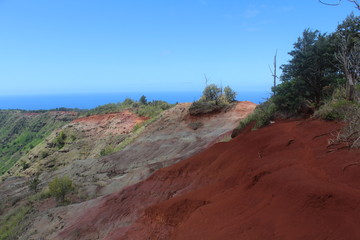 mountain ocean landscape